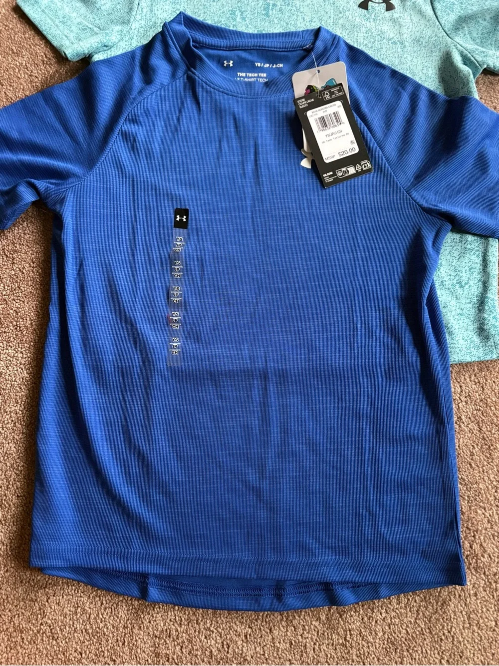 Under Armour Kids Boys set lot bundle of 3 short sleeve tshirts size small NWT